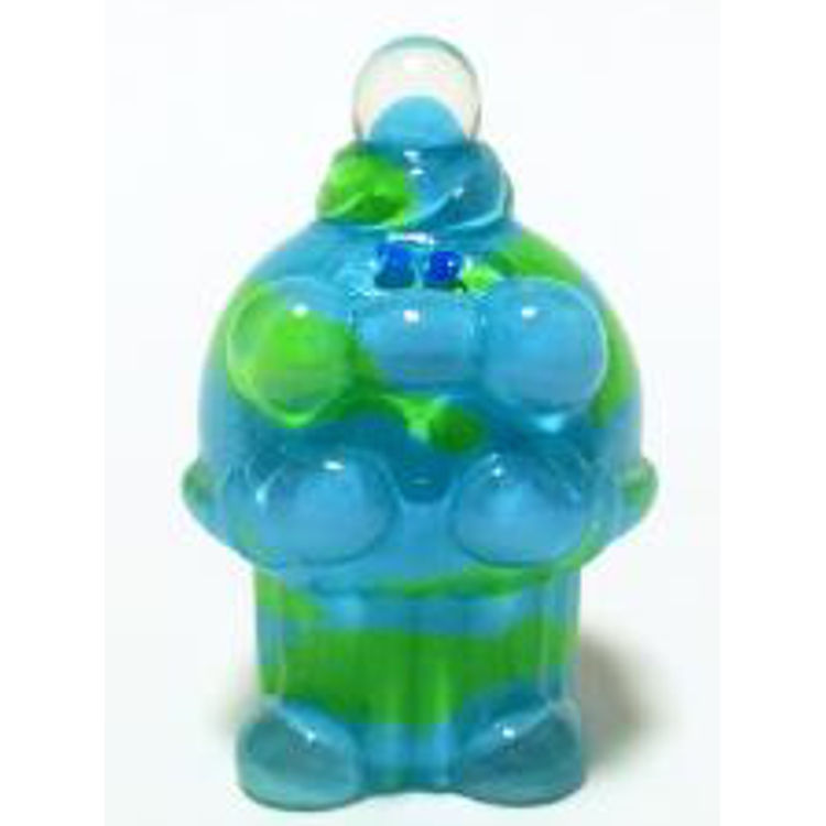 Cuppy islands paint: Blue x Green by Aya Takeuchi
