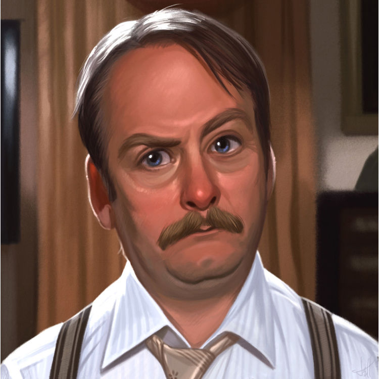 "The Usual Suspects: Colonel Mustard" Print by Jeff Delgado