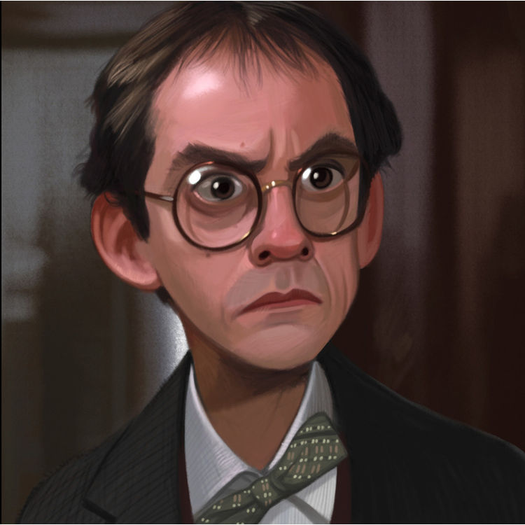 "The Usual Suspects: Professor Plum" Print by Jeff Delgado