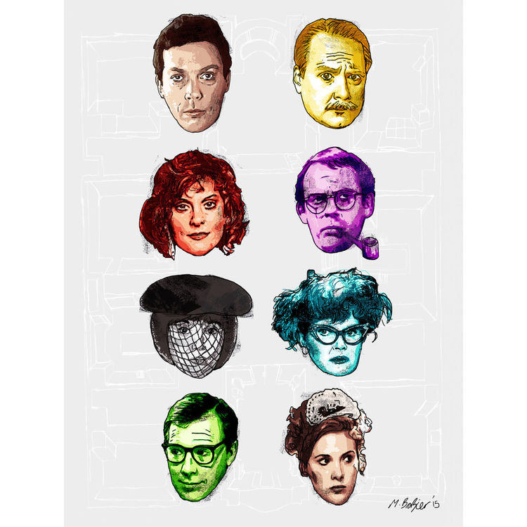 "Suspects" Print by Matthew Brazier