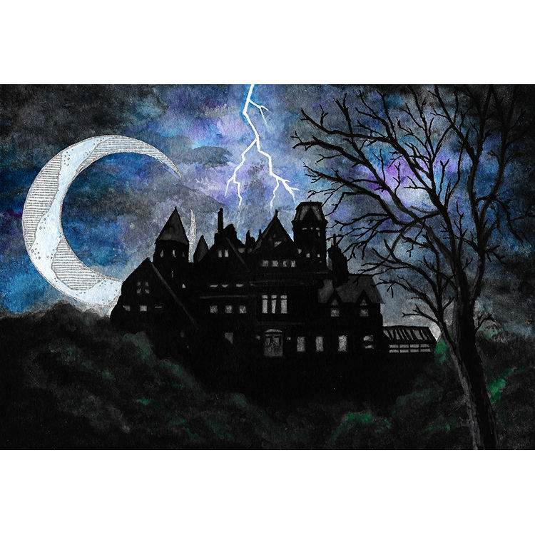 "The Boddy Mansion" Print by Tea Cake