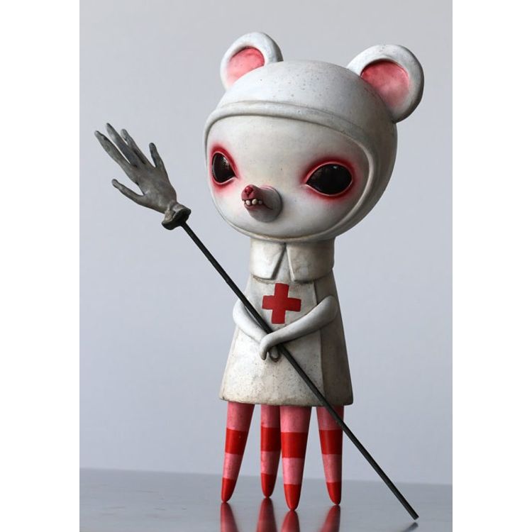 White Rodent Healer by Kathie Olivas