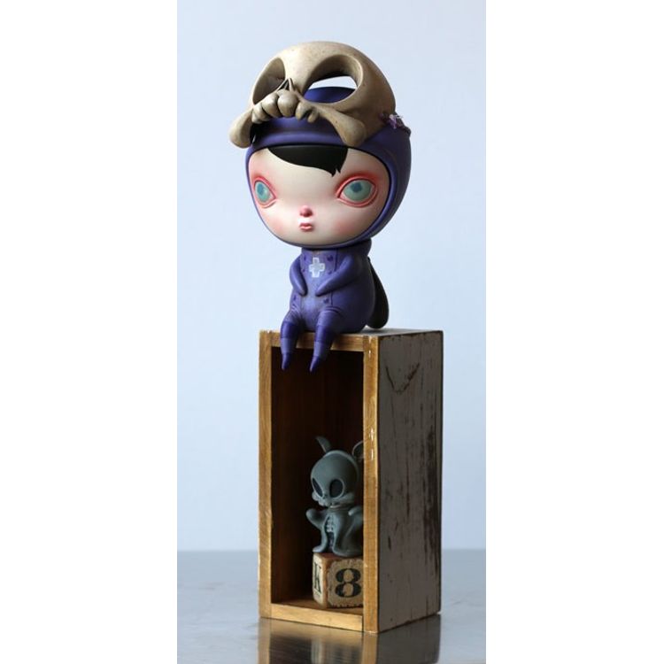 Violet Healer Bee by Kathie Olivas