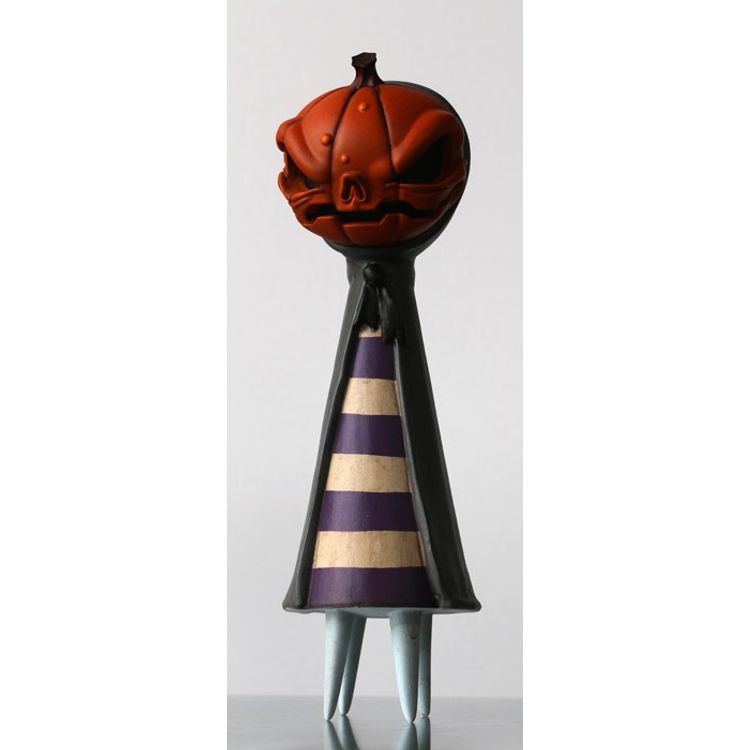 Pumpkin Greeter Menace by Kathie Olivas