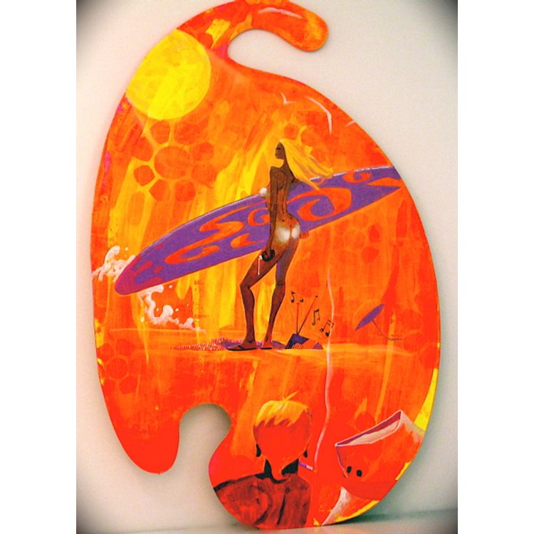 Surfer Chick by Mike Hoffman