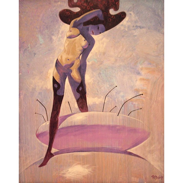 Antenna Farm Girl by Mike Hoffman