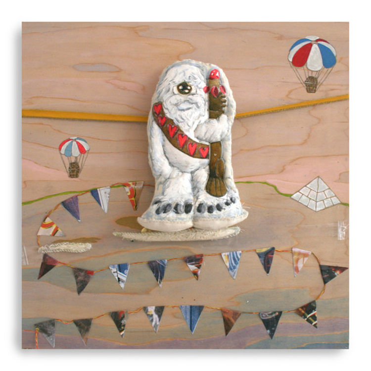 Un-Bombable Snowman Sailing on Riceburg by Hello USA