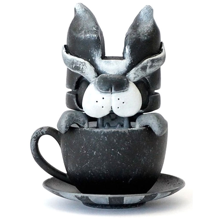 Boston Terrier Mini Tea by Marianne Roosa