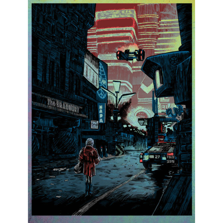 We Scared Each Other Pretty Good (Blade Runner) - Foil Variant by Tim Doyle