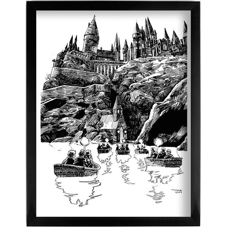 Hogwarts (Harry Potter) by Tim Doyle