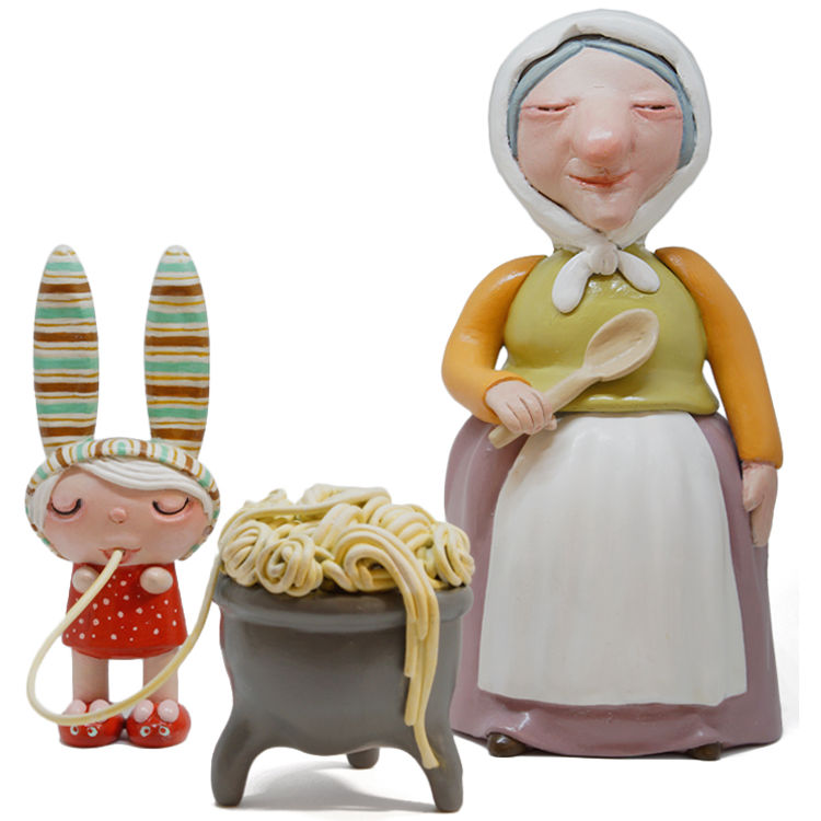Strega Nona and Lil Bun Bun by Doubleparlour