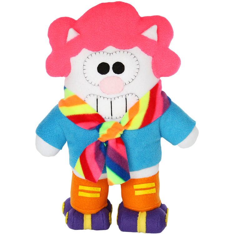 Funky Felines Psychedelic Purridge 16" Plush by Furry Feline Creatives