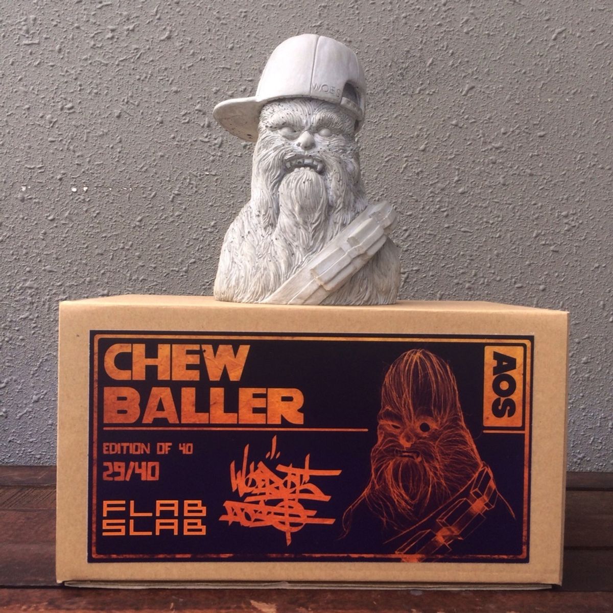 Chewballer Bust - Concrete