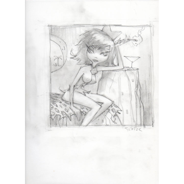 Evening Cocktail(Study) by Glenn Barr