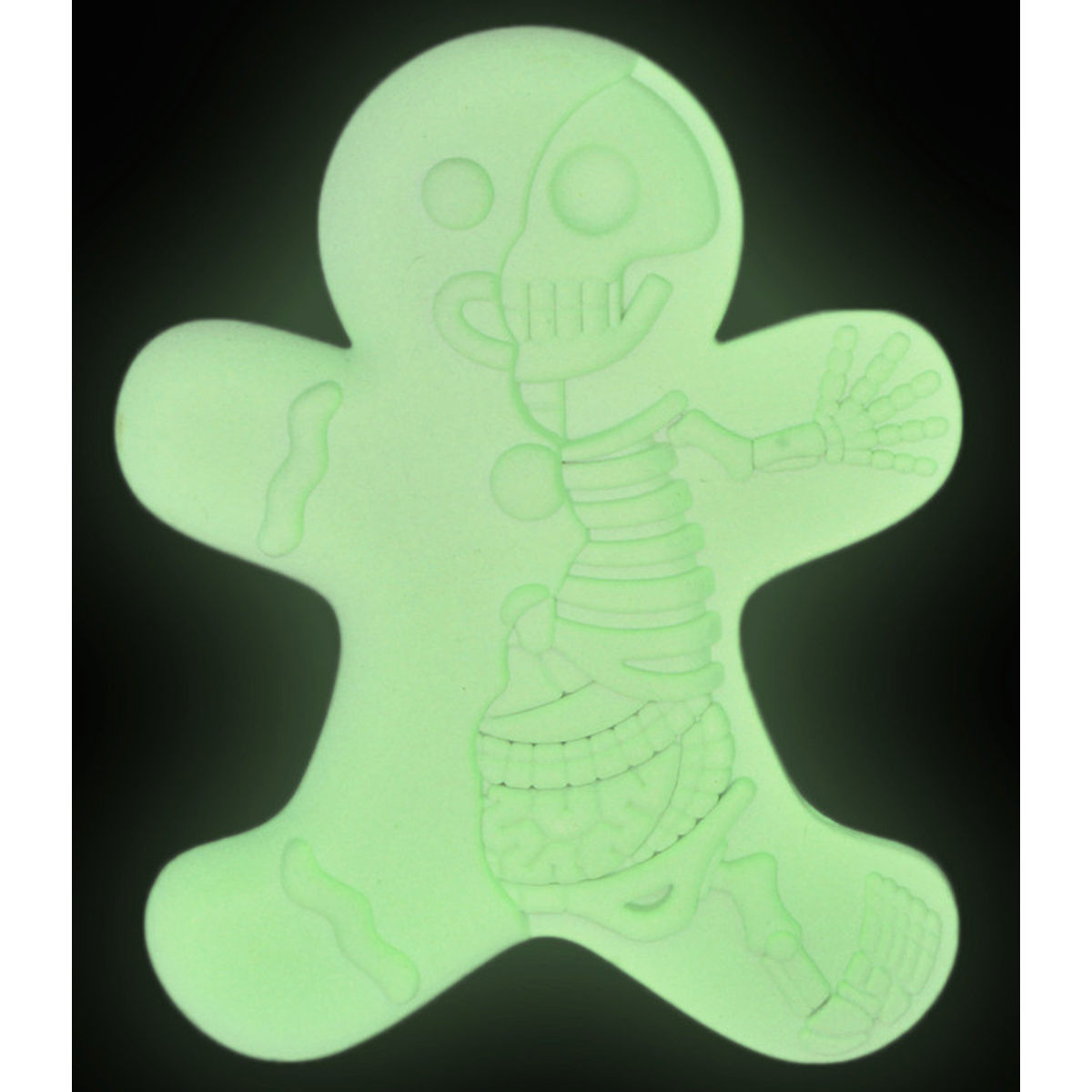 Dissected Gingerbread Man - Glow in the Dark