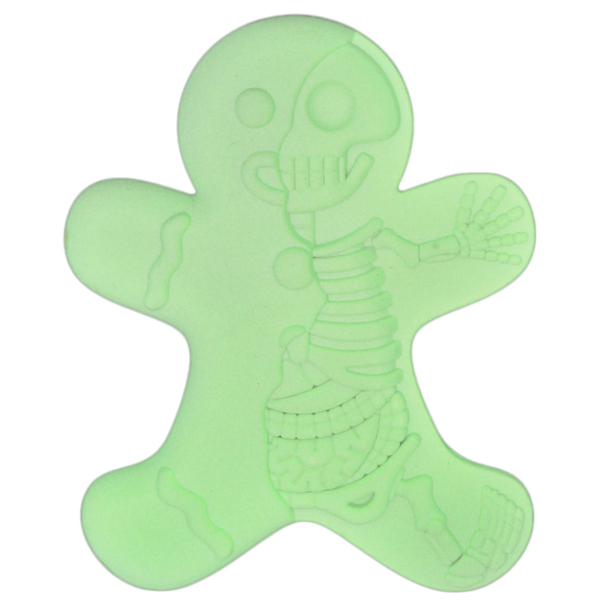 Dissected Gingerbread Man - Glow in the Dark