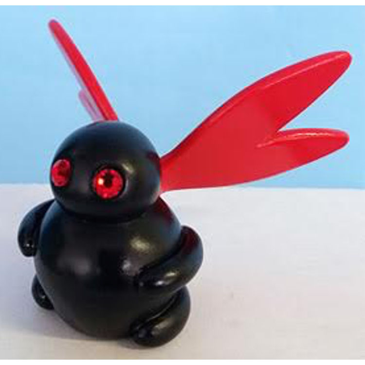 The Nymph - Black with Red Wings ( TOYSREVIL Edition ) by Eric Nocella Diaz