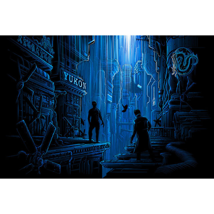 All those moments will be lost in time. - Print by Dan Mumford