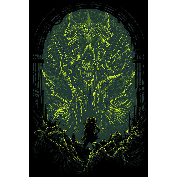 Get away from her, you bitch. - Print by Dan Mumford