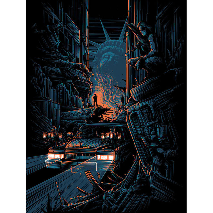 Snake, I thought you were dead. - Print by Dan Mumford