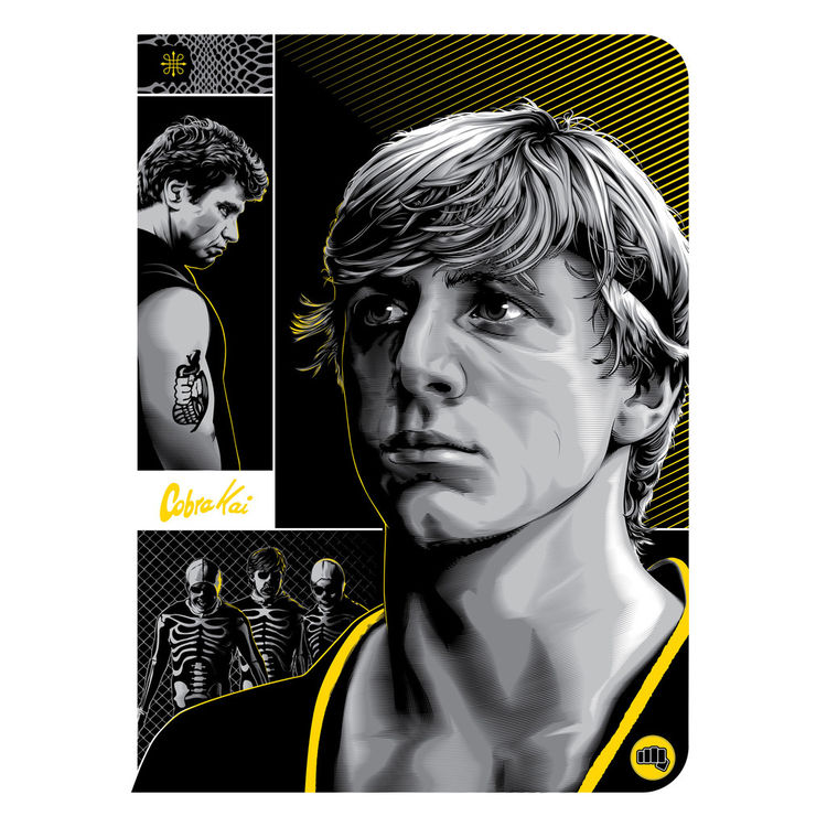 Johnny Lawrence - Print by Jeff Boyes