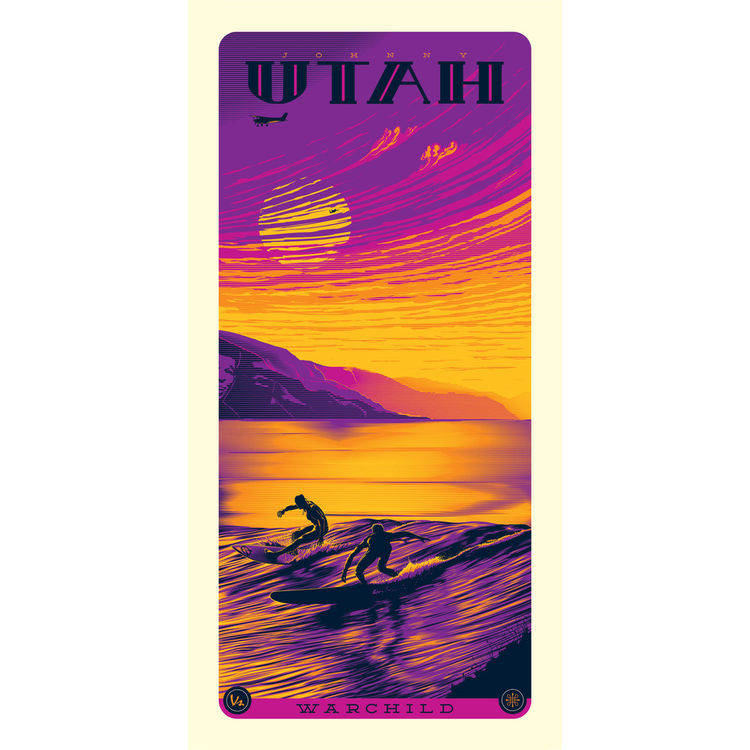 Johnny Utah Vs. Warchild - Print by Jeff Boyes