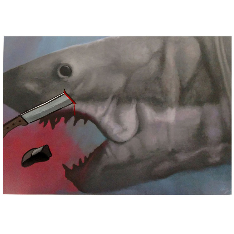 SICK VANDALISM! - Quint's Last Stand - Print by Ashton Gallagher