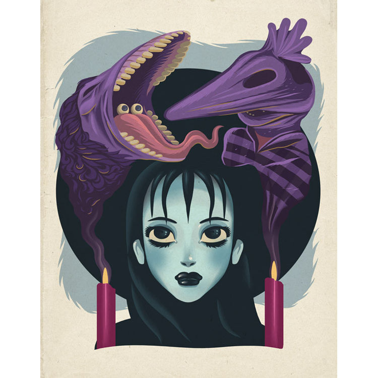 Lydia - Print by Dave Quiggle