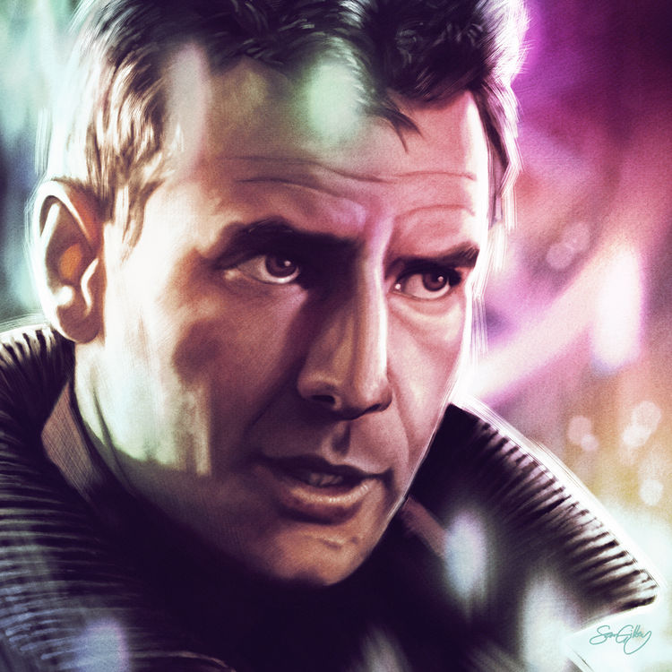 Moments Lost in Time - Deckard - Print by Sam Gilbey