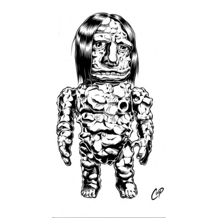 Caveman Drawing by COOP (Chris Cooper)