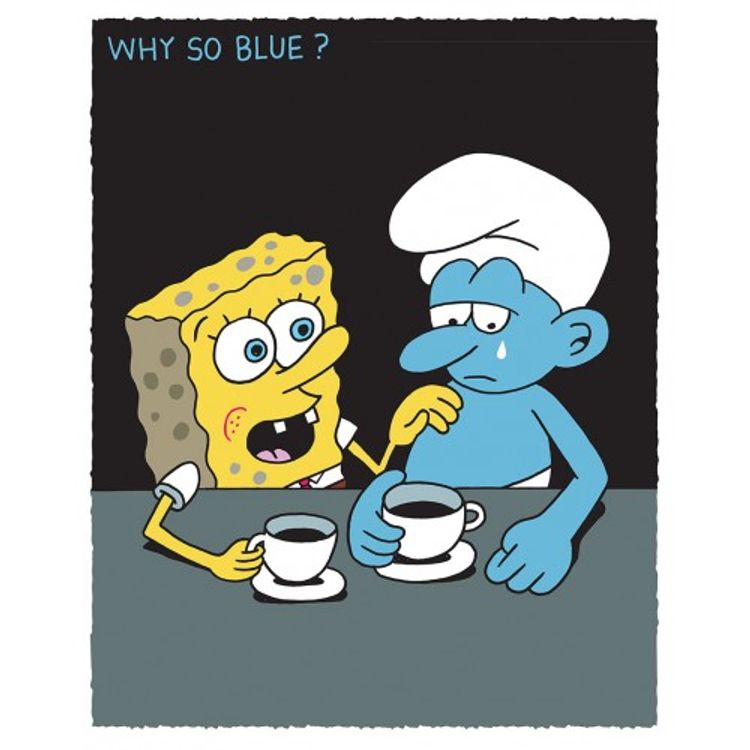 Why So Blue? by Jeremyville