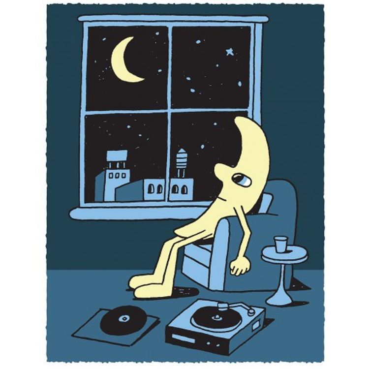 Impression "Lunar Introspectio by Jeremyville