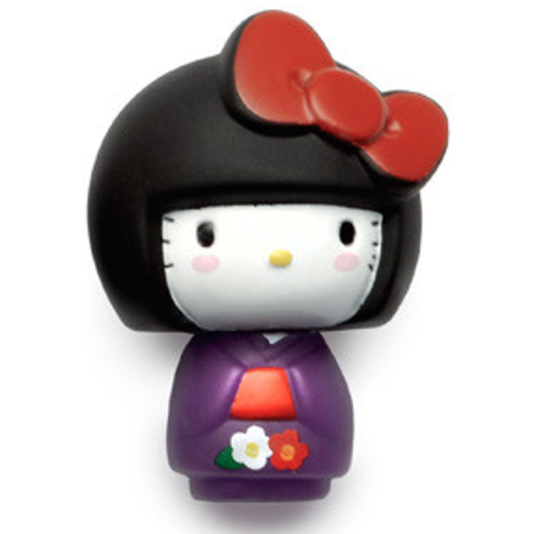 Hello Kitty kokeshi - purple by Sanrio