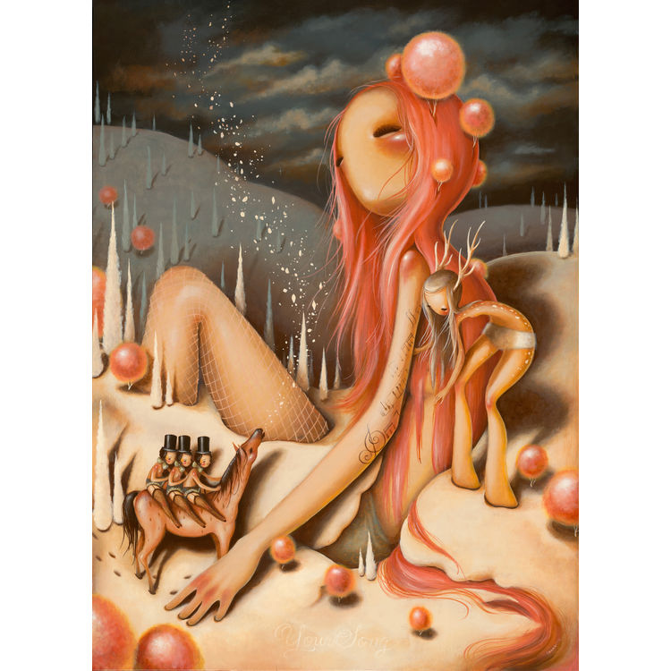 She Wears The Trees in Her Hair and The Clouds In Her Eyes by Brandi Milne