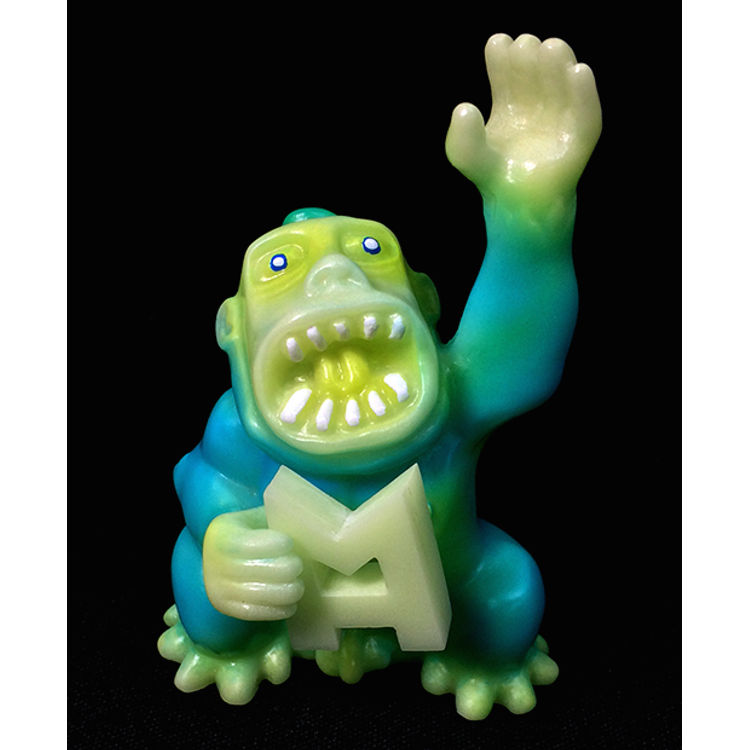 Monstre Ape - Haunted Scaryglow Blue Edition by Monstrehero