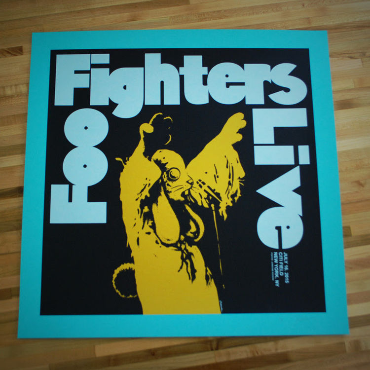FOO FIGHTERS (NYC) BLUE RASPBERRY Variant by Jermaine Rogers