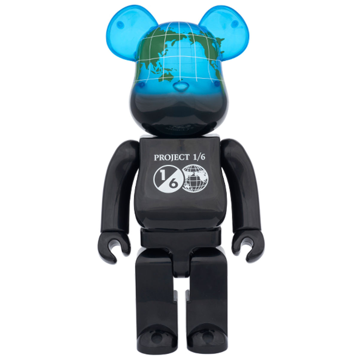 BE@RBRICK EARTH 400% COSMIC BLACK ( Project 1/6 Exclusive )