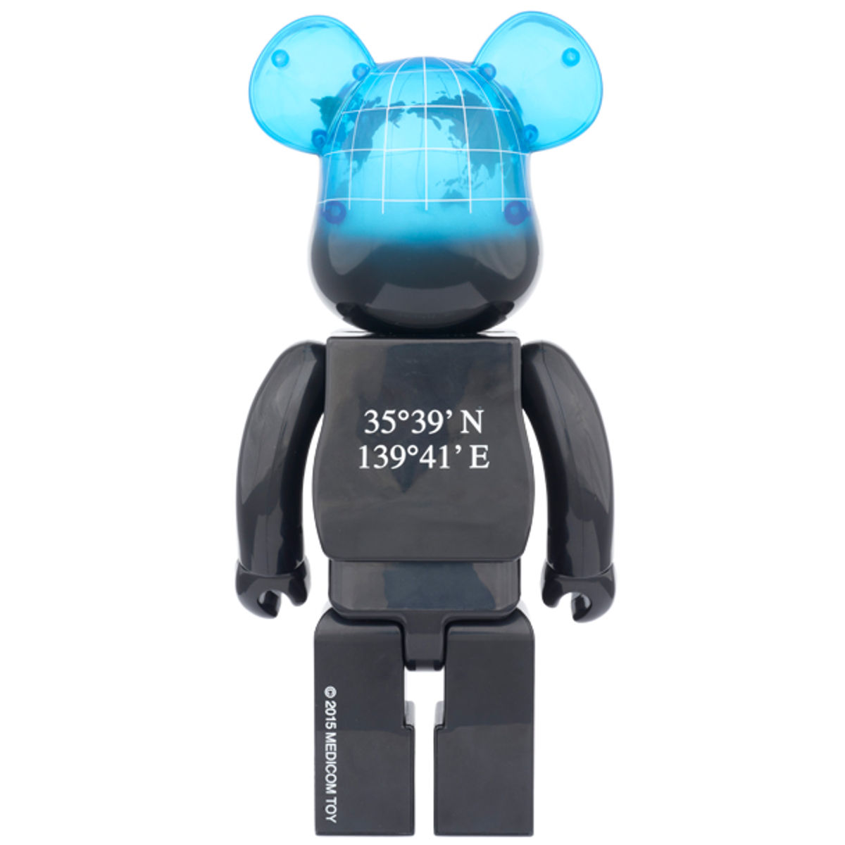 BE@RBRICK EARTH 400% COSMIC BLACK ( Project 1/6 Exclusive )