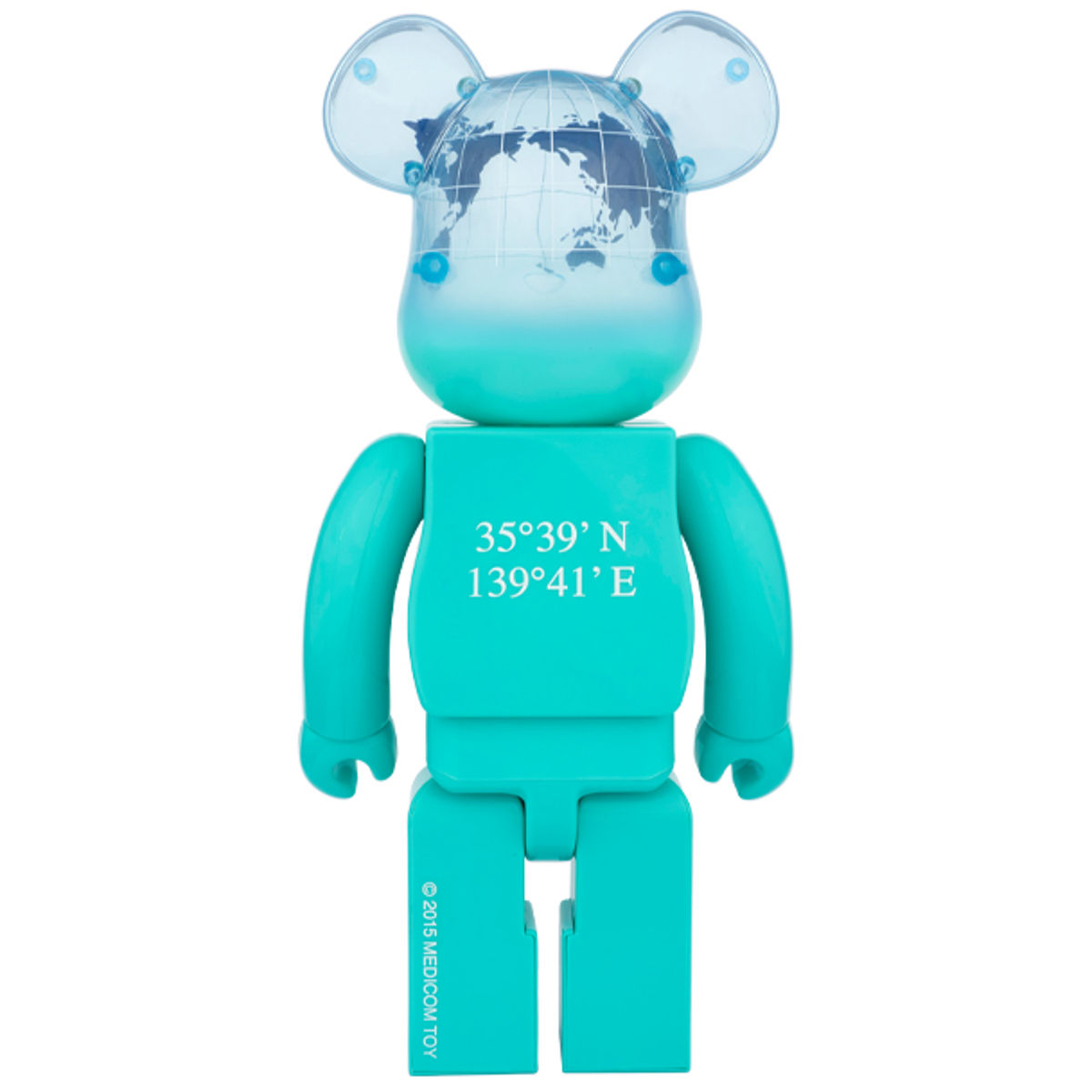 BE@RBRICK EARTH 400% OCEAN BLUE ( Project 1/6 Exclusive )