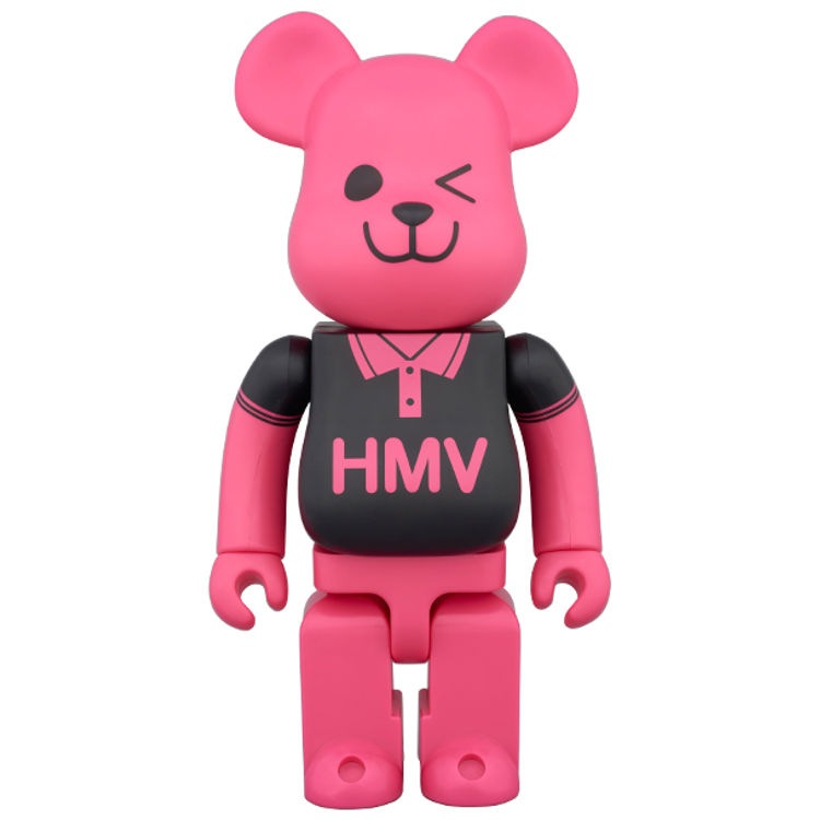 BE@RBRICK HMV BLACK POLO 400％ 25th Anniversary Ver. ( HMV Japan Exclusive ) by Medicom