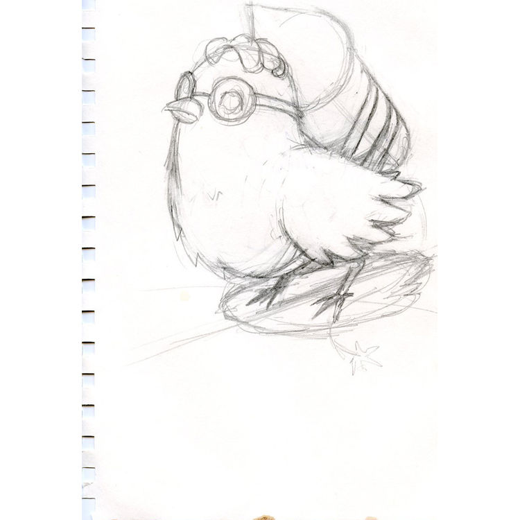 Rocket Sketch by Luke Chueh