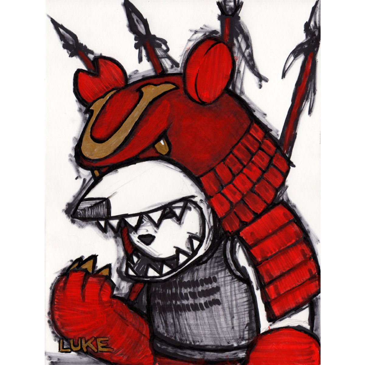 Knuckle Bear Samurai Armor