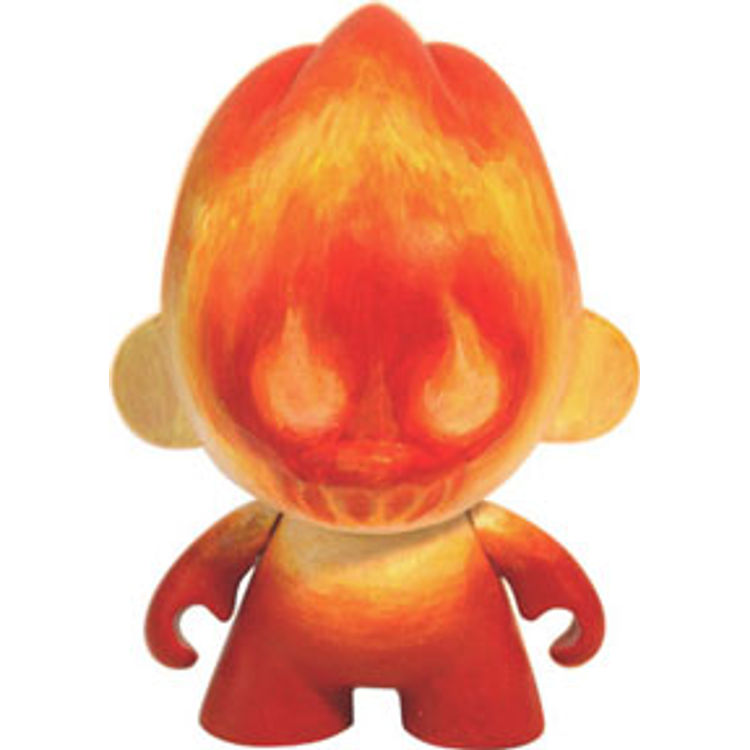 Munny on Fire by Luke Chueh