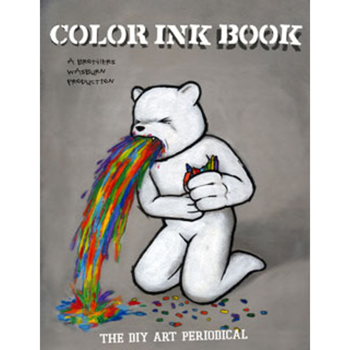 Color Ink Book Cover Puking Rainbows