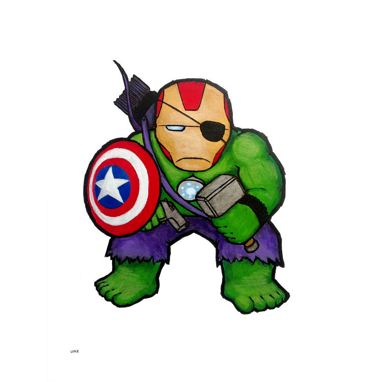 The Avenger (Assembled) by Luke Chueh