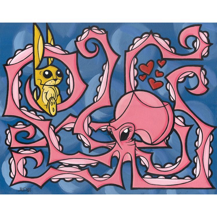 Octopus and Bunny by Joe Ledbetter