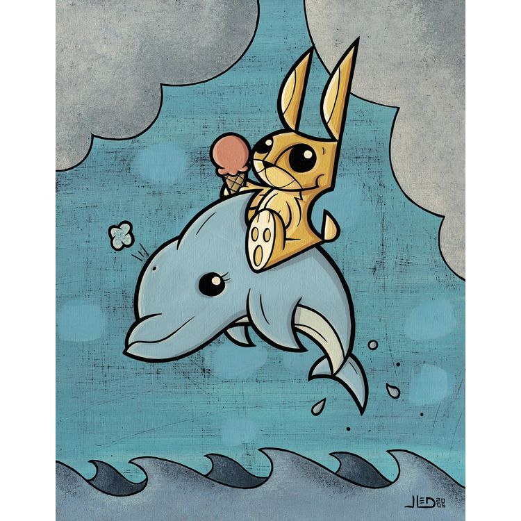 Bi-Polar Bunny #2 by Joe Ledbetter