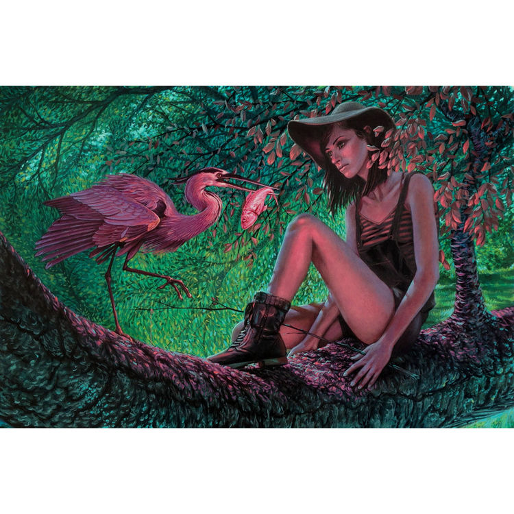 Red Heron by Casey Weldon