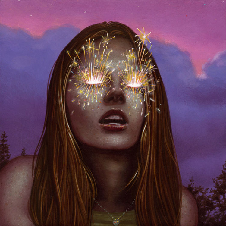 Sparkle Eyed e by Casey Weldon