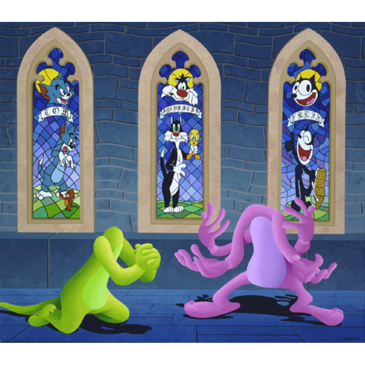 The Holy Trinity of Cartoon Cats